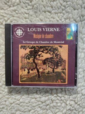 Louis Vierne Musique de Chambre Le Groupe de Chambre de Montreal CD MVCD1085